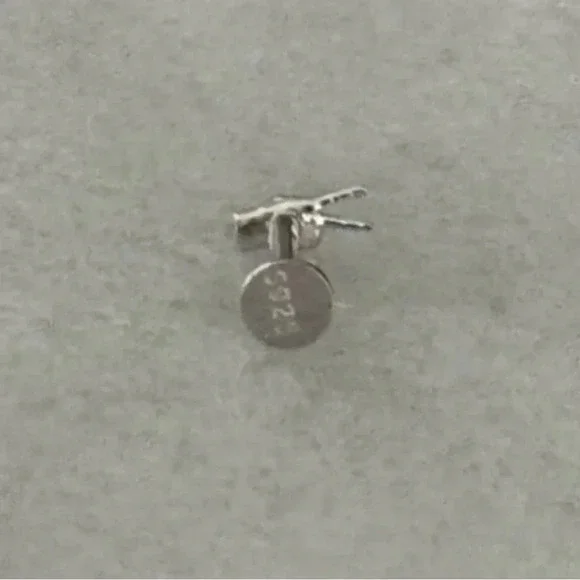 COPY - Sterling Silver Tiny Micro Small Peace Sign Finger Cartilage Earring
B… - Picture 4 of 4
